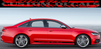 Racing Stripes Stickers for AUDI A6 Brothers Graphics