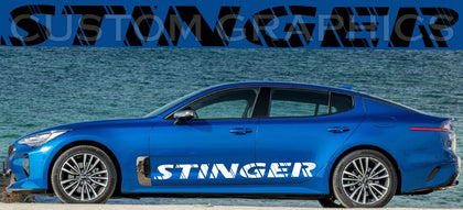 Kia Stinger Collection Highlight the sporty shape of your Kia Stinger with sleek vinyl decals