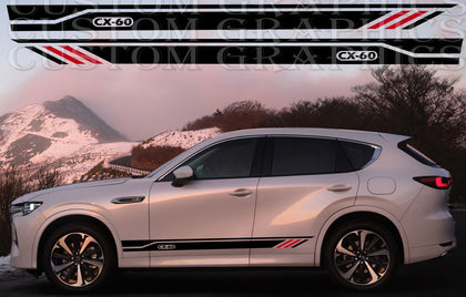 Sticker Compatible With Mazda CX-60 Body Kit Sticker Decals