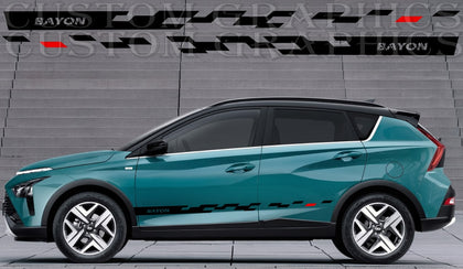 Stickers Compatible with Hyundai Bayon | Brothers Graphics