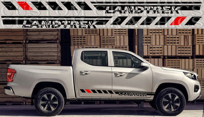 Vinyl decal Stickers Compatible with Peugeot Landtrek | Brothers Graphics Tunning Stickers decals