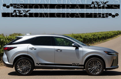 Racing Stripes Stickers Compatible With Lexus RX Brothers Graphics Collection