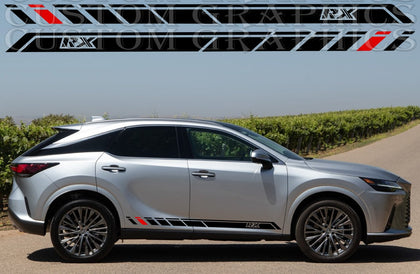 New Racing Stripes Stickers Compatible With Lexus RX Brothers Graphics Collection Best Style Stickers