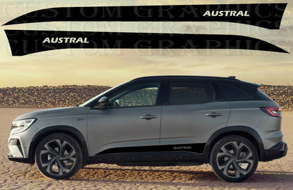 Vinyl Stickers Compatible With Renault Austral | Brothers Graphics