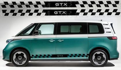 Premium Vinyl Sticker Compatible With VW Volkswagen ID.Buzz_GTX Collection | Brothers Graphics