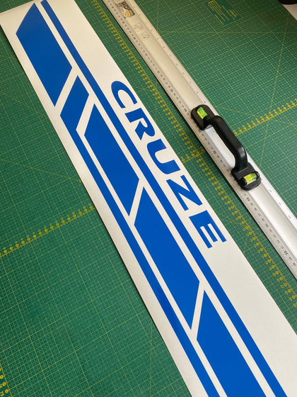 Custom Chevy Cruze Vinyl Decal Stickers – Racing Stripes & Door Graphics for a Sporty Look