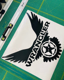 Autocollant de course personnalisé pour porte latérale de Jeep Wrangler