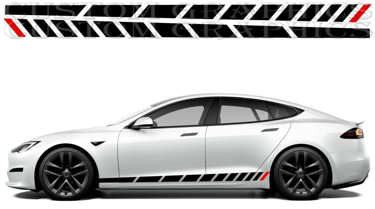 Sticker Compatible with Tesla S Style Design CarLovers CarEnthusiast
