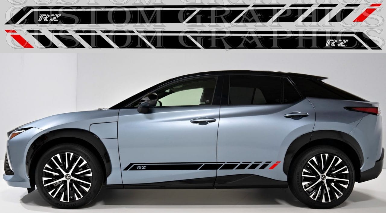 Premium Stickers Compatible With Lexus RZ Best Quality Decals Unique Design New