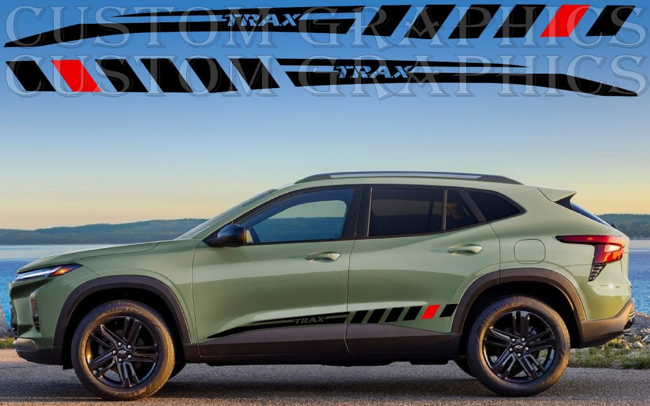 Premium Stickers New Design Vinyl Stripes Compatible with Chevrolet Trax