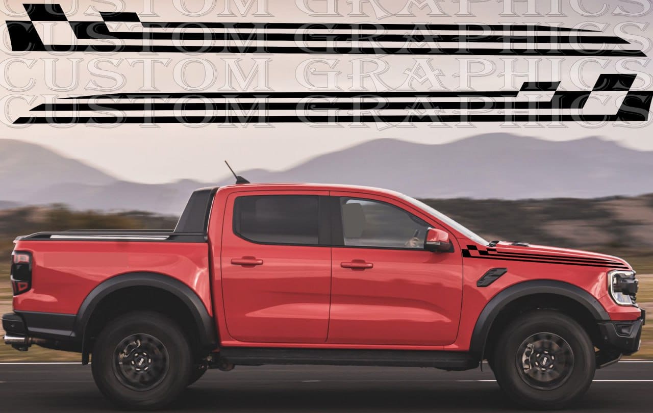 Autocollants avant de qualité supérieure compatibles avec Ford Ranger Raptor 2023