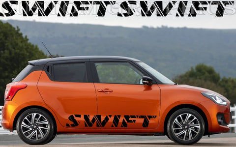 Premium Stickers Compatible with Suzuki Swift New Design