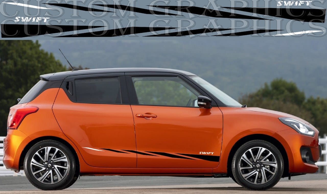Autocollants Premium compatibles avec le nouveau design de style Suzuki Swift