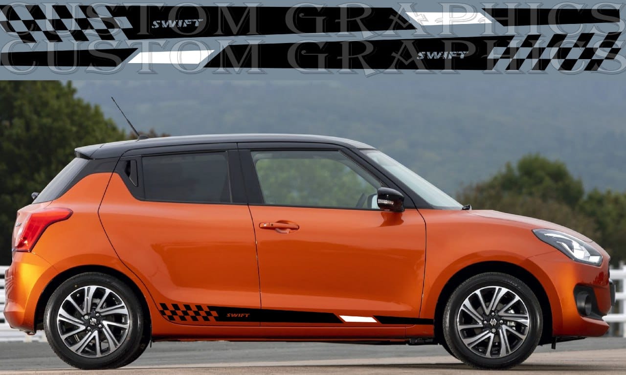 Autocollants Premium compatibles avec le design de style Suzuki Swift