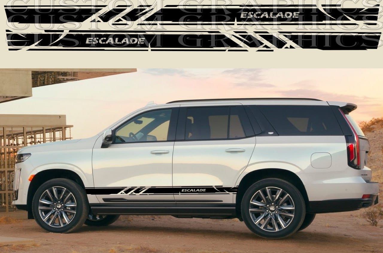 Autocollant compatible avec le nouveau design de carrosserie Cadillac Escalade