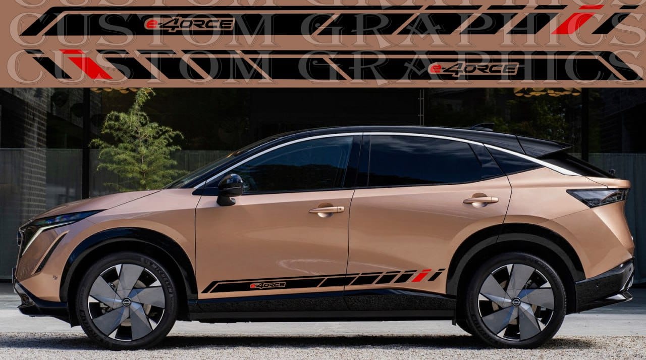 Autocollant compatible avec Nissan Ariya Nouveau beau design Super voitures