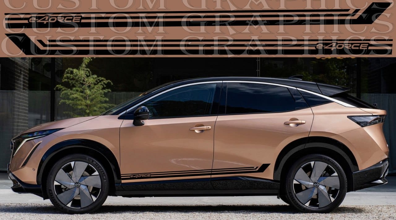 Autocollant compatible avec le style de voiture Nissan Ariya Design