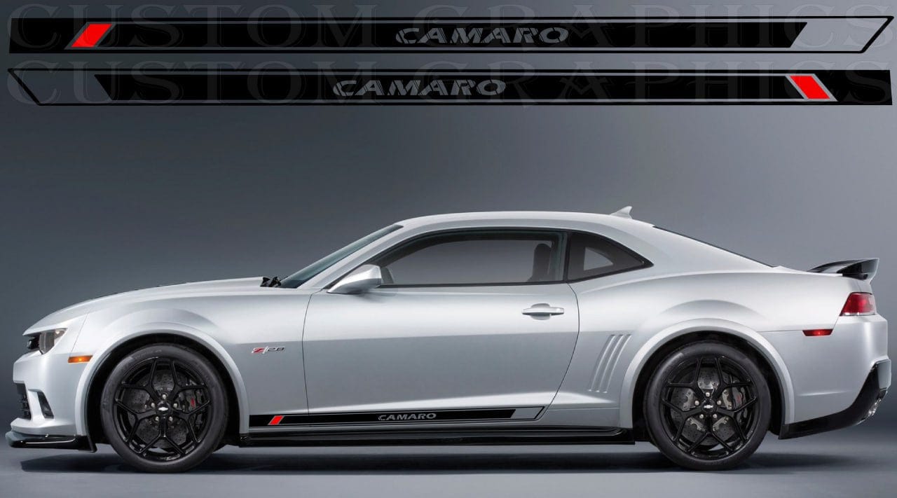 Premium Stickers Compatible With Chevrolet Camaro New Design