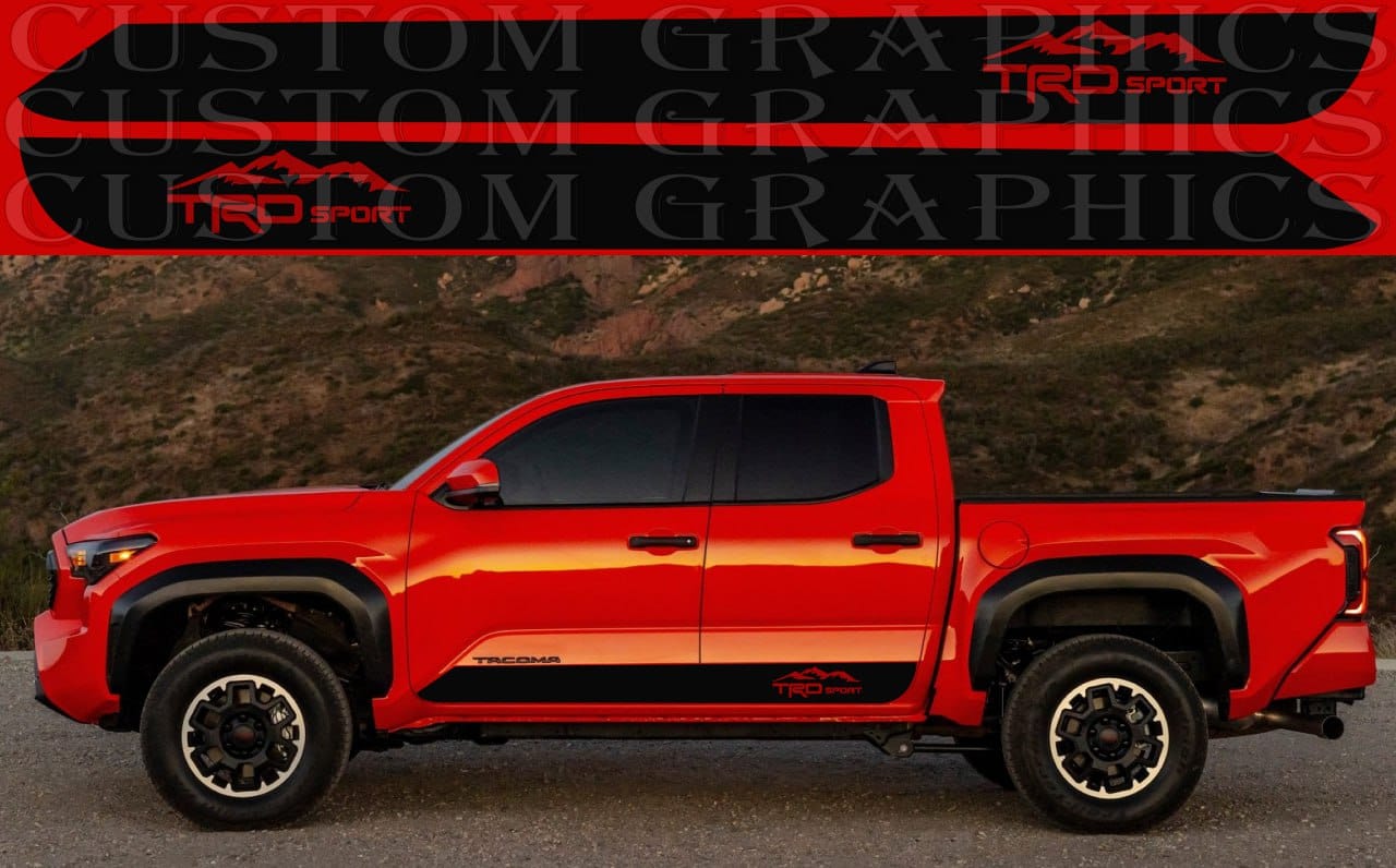 Autocollant Premium Compatible avec Toyota Tacoma Nouveau design classique unique