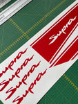 Premium Vinyl Sticker Compatible With Toyota Supra Classico Design
