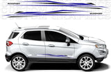 Full-body sport stripe kit across Ford EcoSport hood and sides