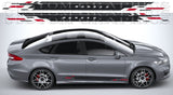 Ford Mondeo with sporty graphics on both sides