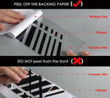 Hood Stickers Compatible with Mazda CX-30 Vinyl Stripes Unique Design