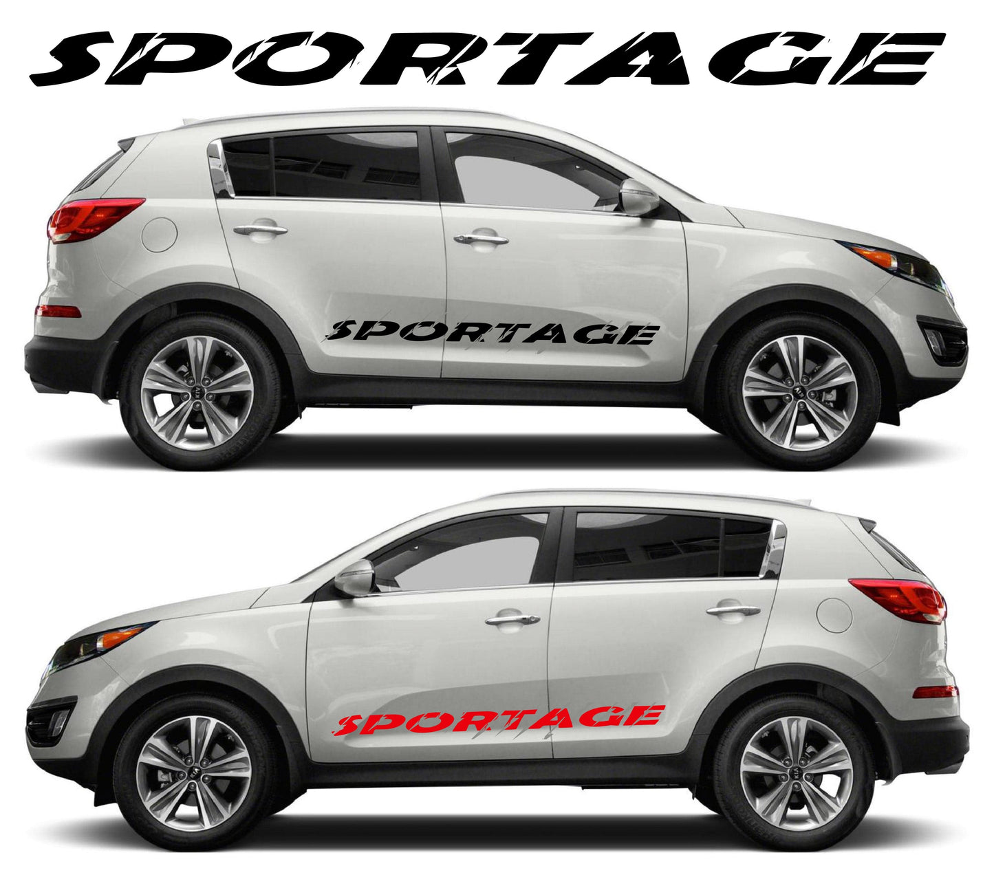Sticker Compatible with Kia Sportage Unique Design