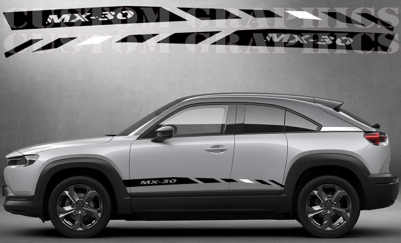 Nouvel autocollant compatible avec les bandes en vinyle Mazda MX-30, meilleur design