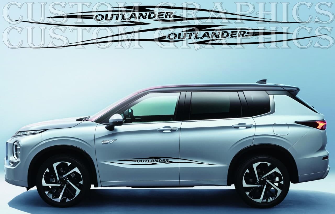 Autocollants compatibles avec Mitsubishi Outlander Tribal Design Man Gift