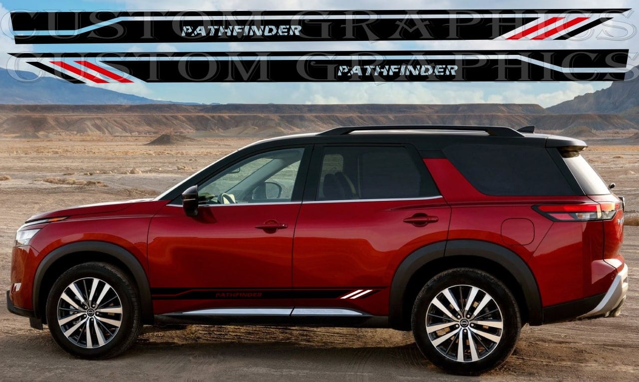 Nouveau graphique compatible avec l'autocollant de voiture Nissan Pathfinder Design unique
