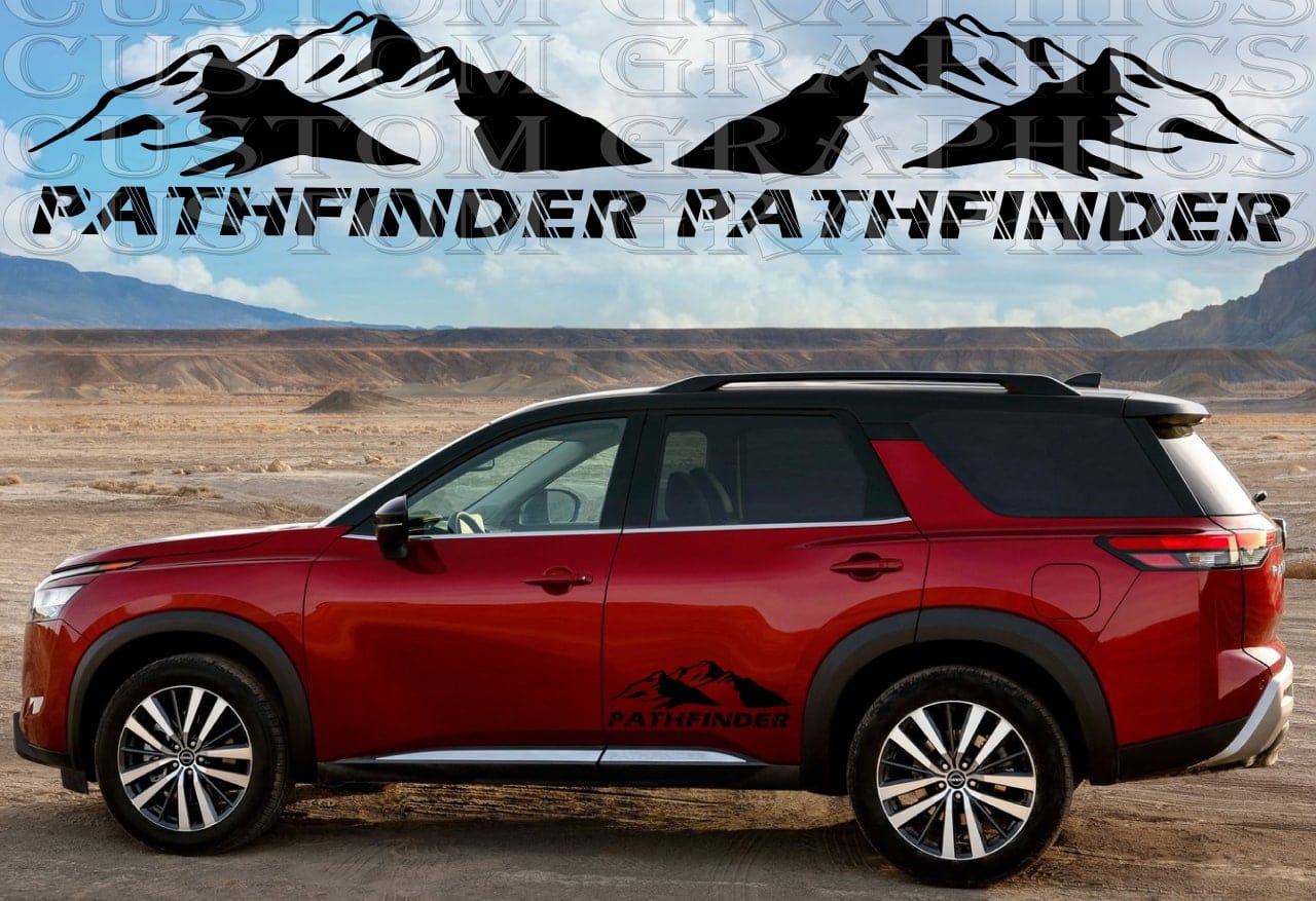 Graphique compatible avec Nissan Pathfinder Mountain Design