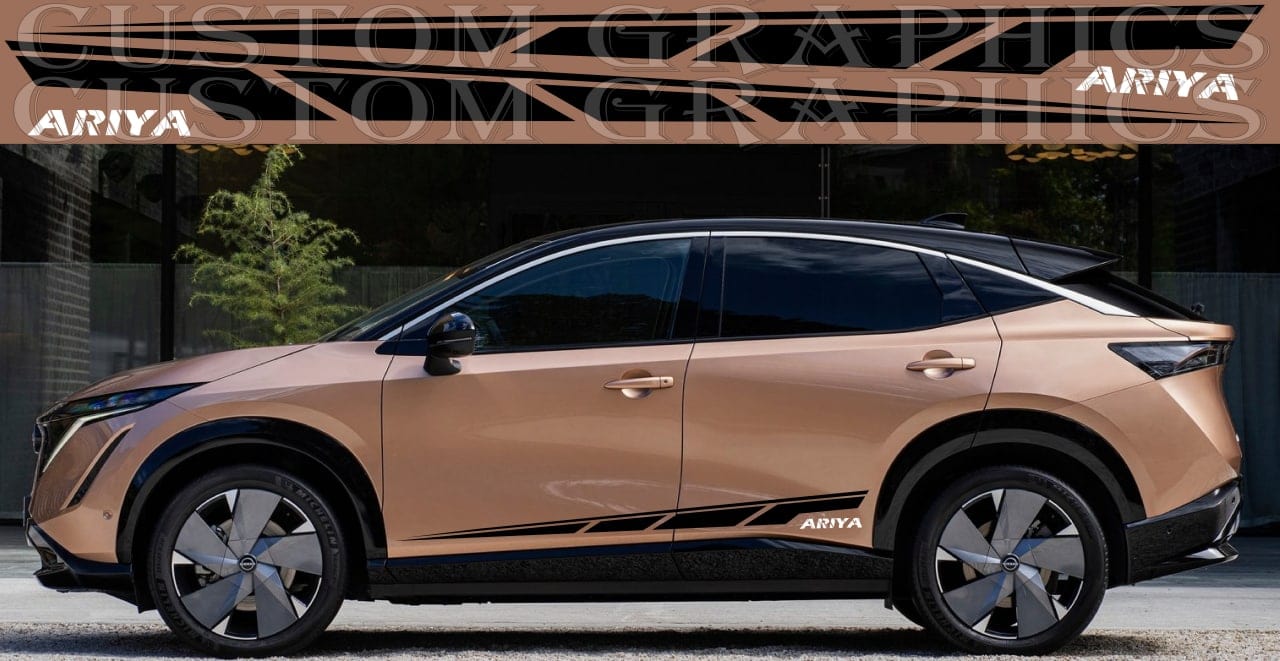 Autocollant compatible avec le nouveau design de la figurine Nissan Ariya