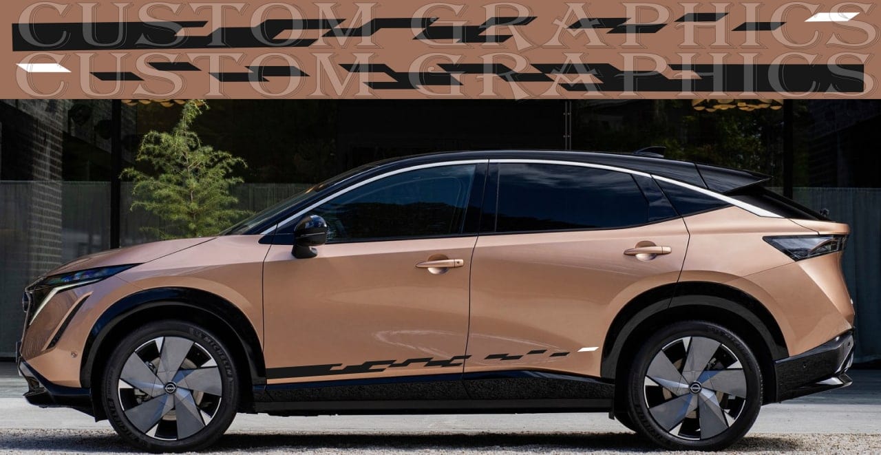 Autocollant compatible avec Nissan Ariya Nouveau meilleur design