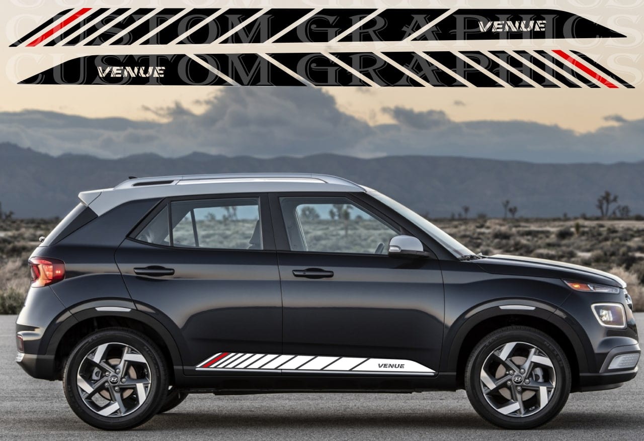 Autocollant compatible avec Hyundai Venue Design unique en vinyle
