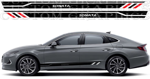 Sticker Compatible with for Hyundai Sonata Block Best Design