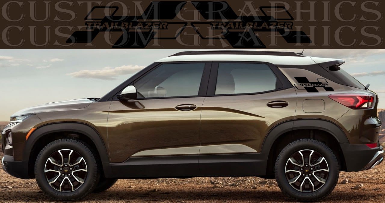 Autocollants arrière compatibles avec Chevrolet Trailblazer 2021-2024