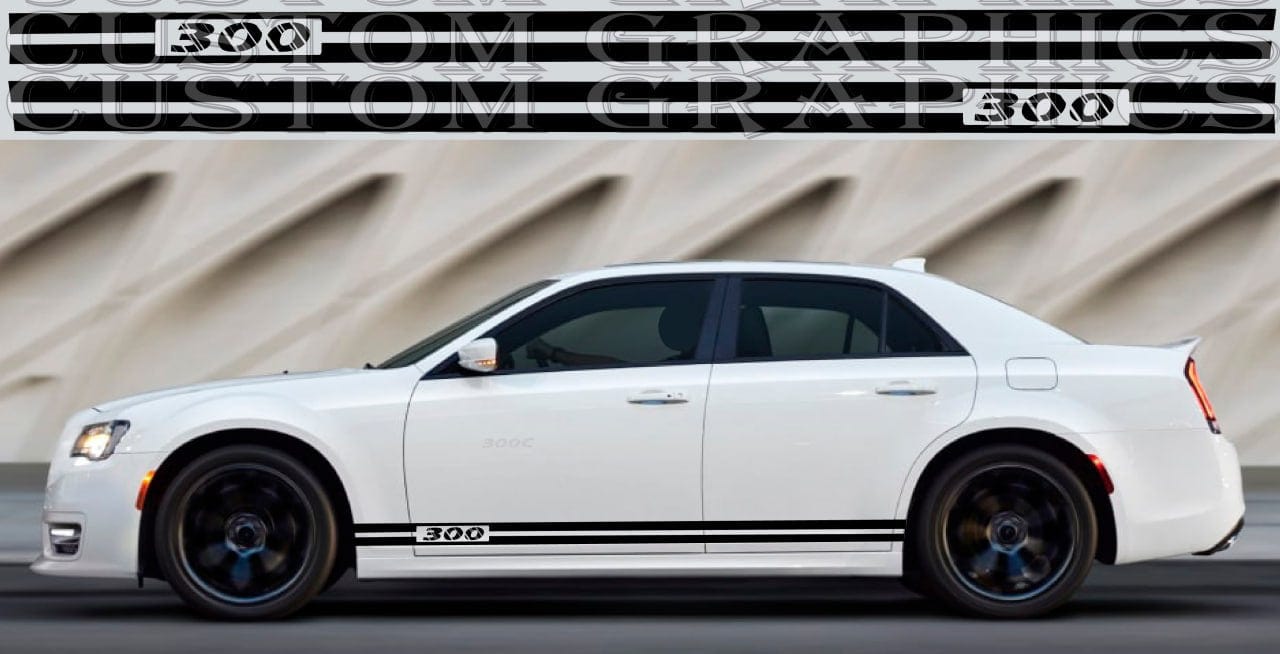 Autocollants en vinyle compatibles avec Chrysler 300 Design attrayant