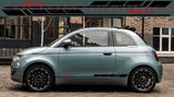Vinyl Graphics 2 Colors Block Design Custom Racing Stickers kit for Fiat Abarth 500