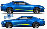 2x Decal Sticker Vinyl Side Racing Stripes for Chevrolet Camaro - Brothers-Graphics