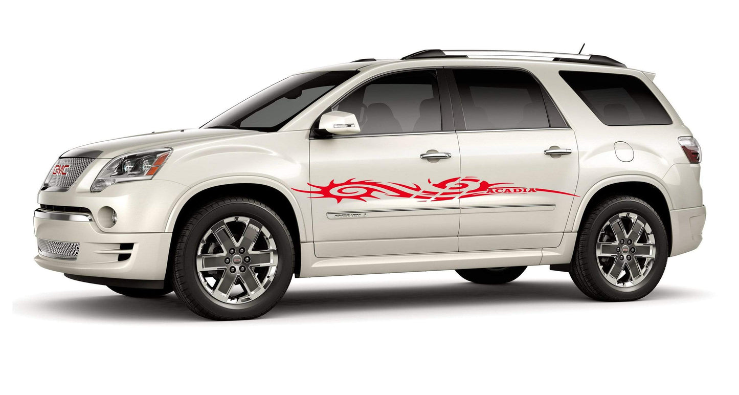 2x Decal Sticker Vinyl Side Racing Stripes for GMC Acadia - Brothers-Graphics