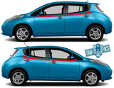 2x Decal Sticker Vinyl Side Racing Stripes for Nissan Leaf - Brothers-Graphics