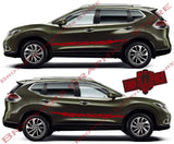2x Decal Sticker Vinyl Side Racing Stripes for Nissan X-Trail - Brothers-Graphics