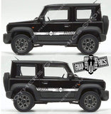 2x Decal Sticker Vinyl Side Racing Stripes for Suzuki Jimny - Brothers-Graphics