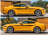 2x Graphics Racing Line Sticker Special Made For Ford Mustang - Brothers-Graphics
