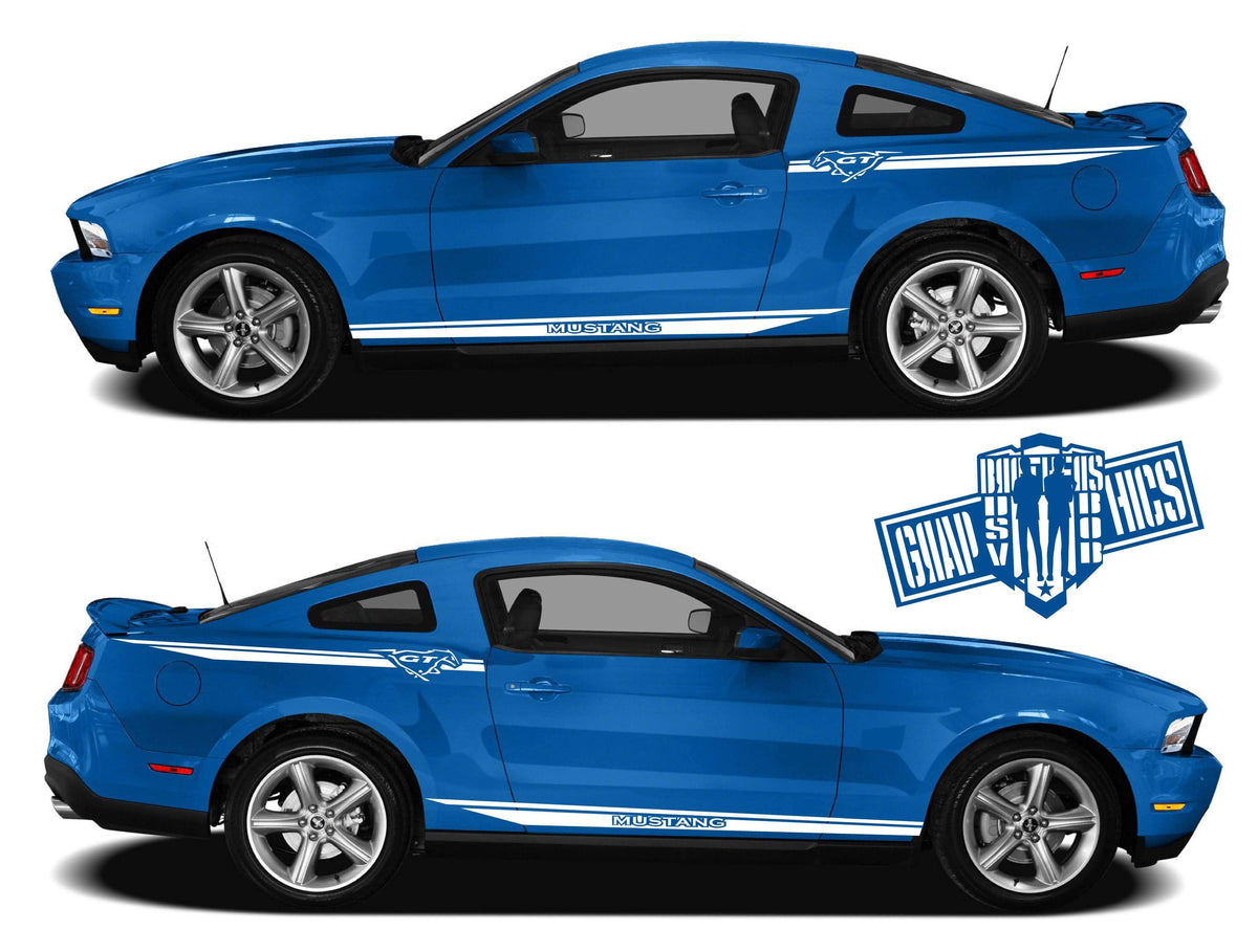 Mustang decals Mustang graphics Mustang gt stripes Mustang gt stickers