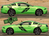 4x Style Racing Line Sticker Car Side Vinyl Stripes For Ford Mustang 2005-2020 - Brothers-Graphics