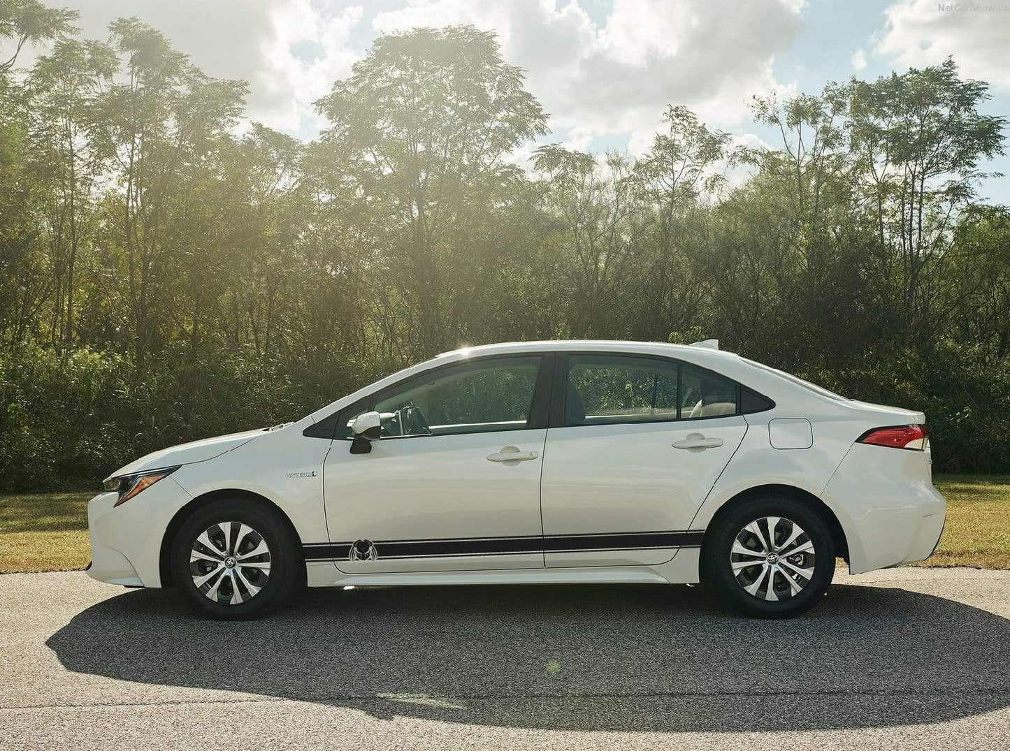 Vinyl Graphics Alien Graphic Gift Toyota Corolla Racing Stripes for Corolla car stickers decals