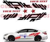Vinyl Graphics All Doors graphic universal sticker decal Kit for Car Any Vehicle | UNIVERSAL STICKERS