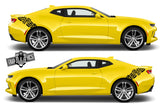 Custom Door Decal Vinyl Racing Stripe Stickers For Chevrolet Camaro - Brothers-Graphics